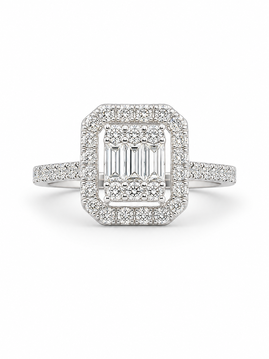 Facette 0.35 Ct. Yüzük