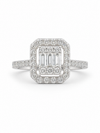 Facette 0.35 Ct. Yüzük