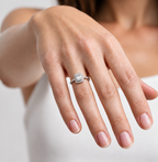 Miroir 0.75 Ct. Yüzük